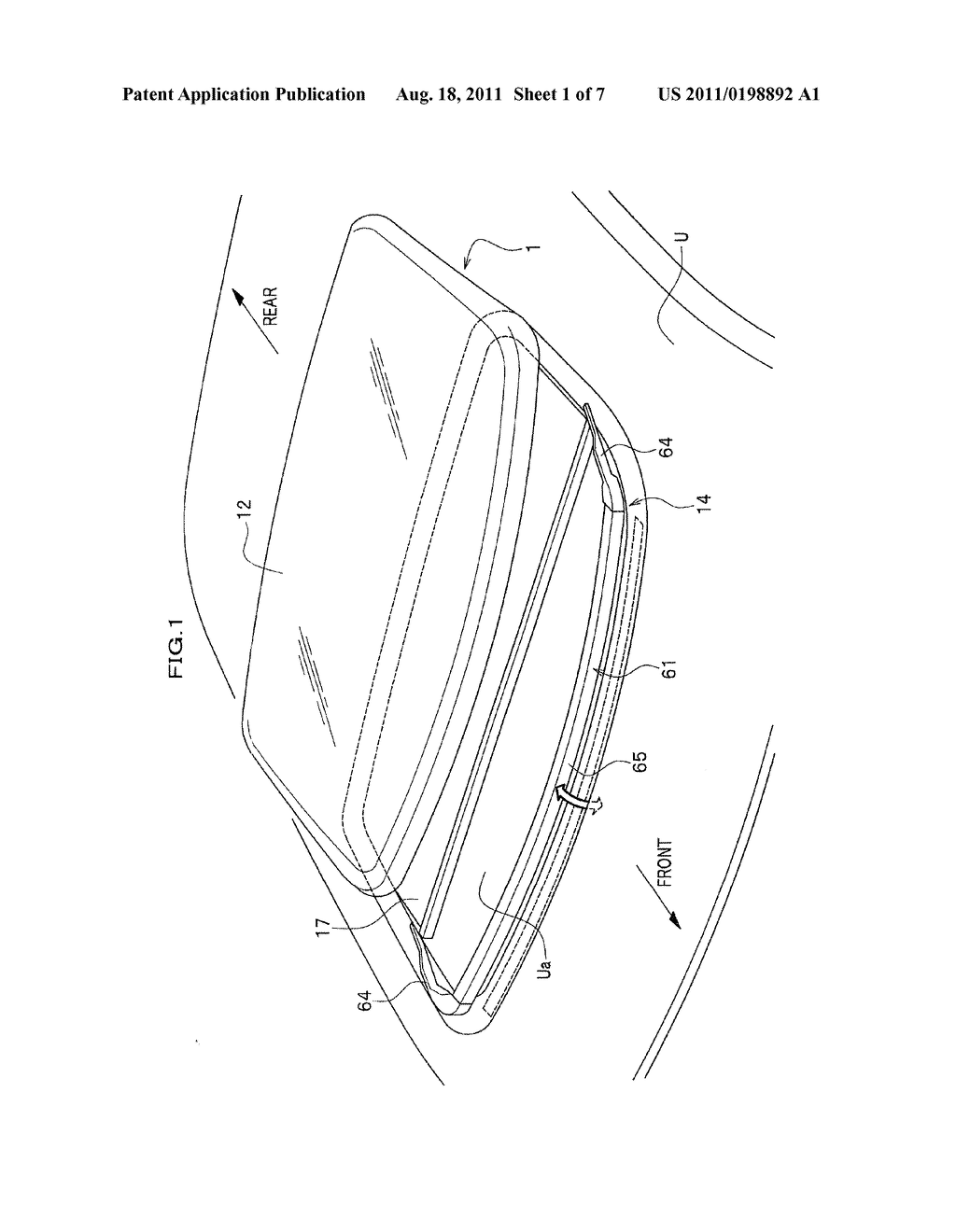 DEFLECTOR MECHANISM FOR SUNROOF APPARATUS - diagram, schematic, and image 02