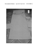 Portable beach chair cover diagram and image