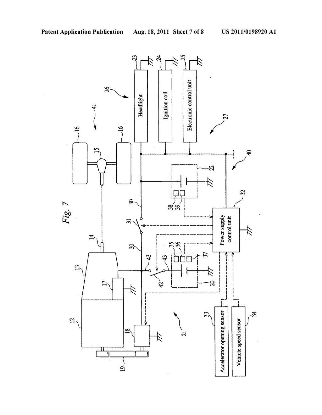 Vehicle power supply apparatus - diagram, schematic, and image 08