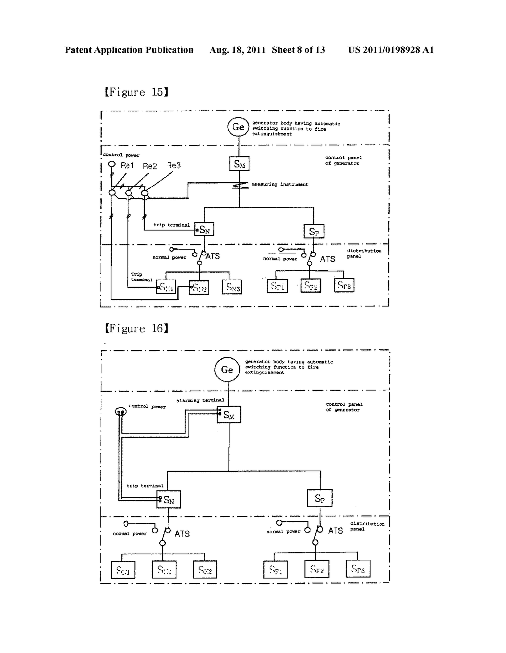 EMERGENCY GENERATOR POWER SYSTEM WITH RESERVED FIRE PROTECTION POWER - diagram, schematic, and image 09