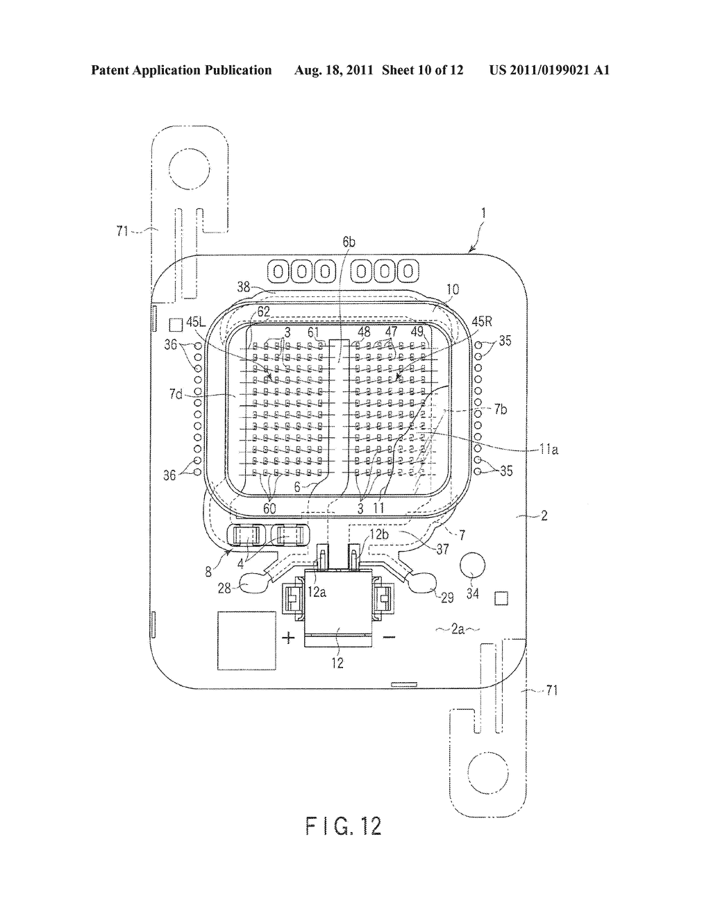 LIGHT-EMITTING DEVICE AND LIGHTING APPARATUS PROVIDED WITH THE SAME - diagram, schematic, and image 11