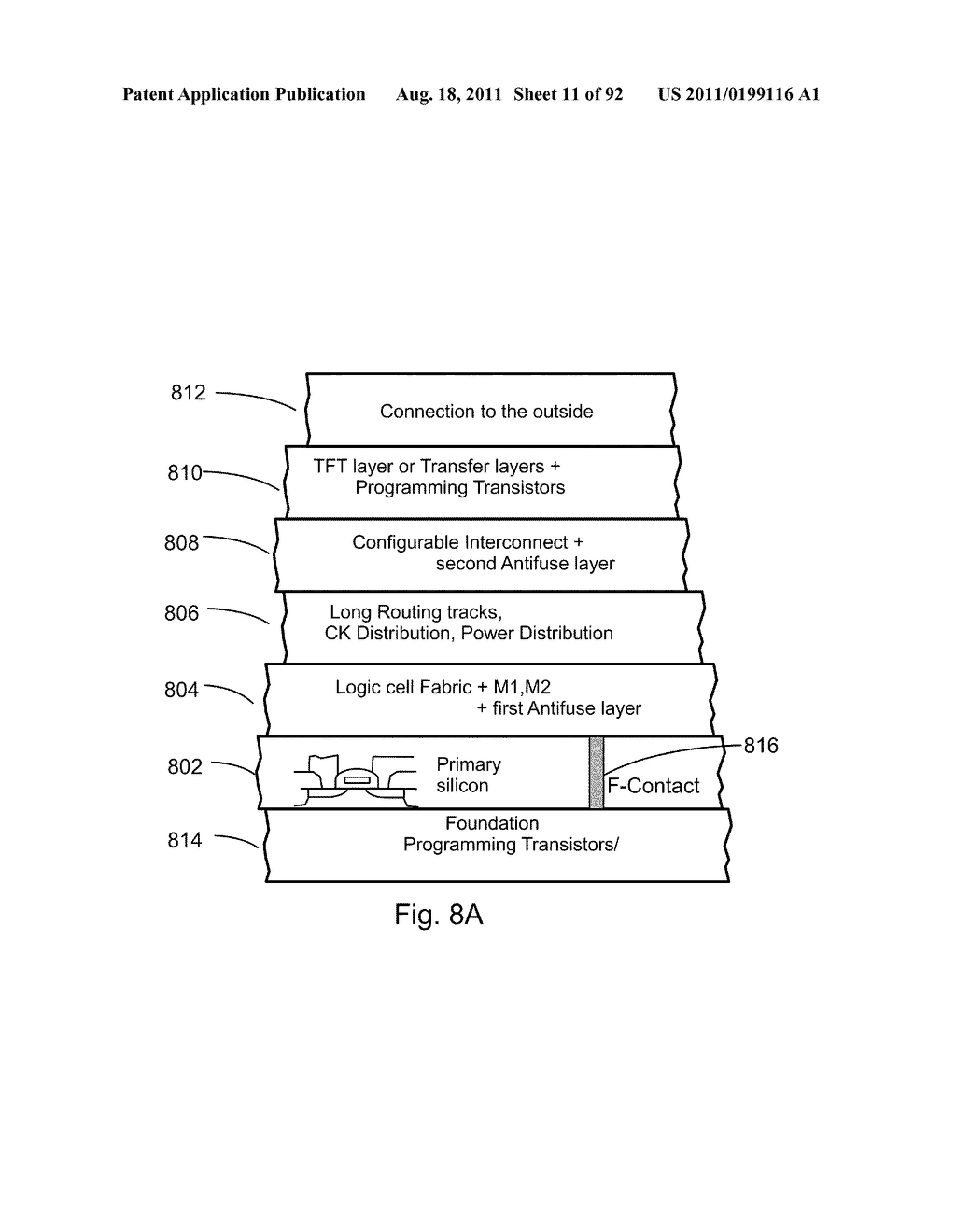 METHOD FOR FABRICATION OF A SEMICONDUCTOR DEVICE AND STRUCTURE - diagram, schematic, and image 12