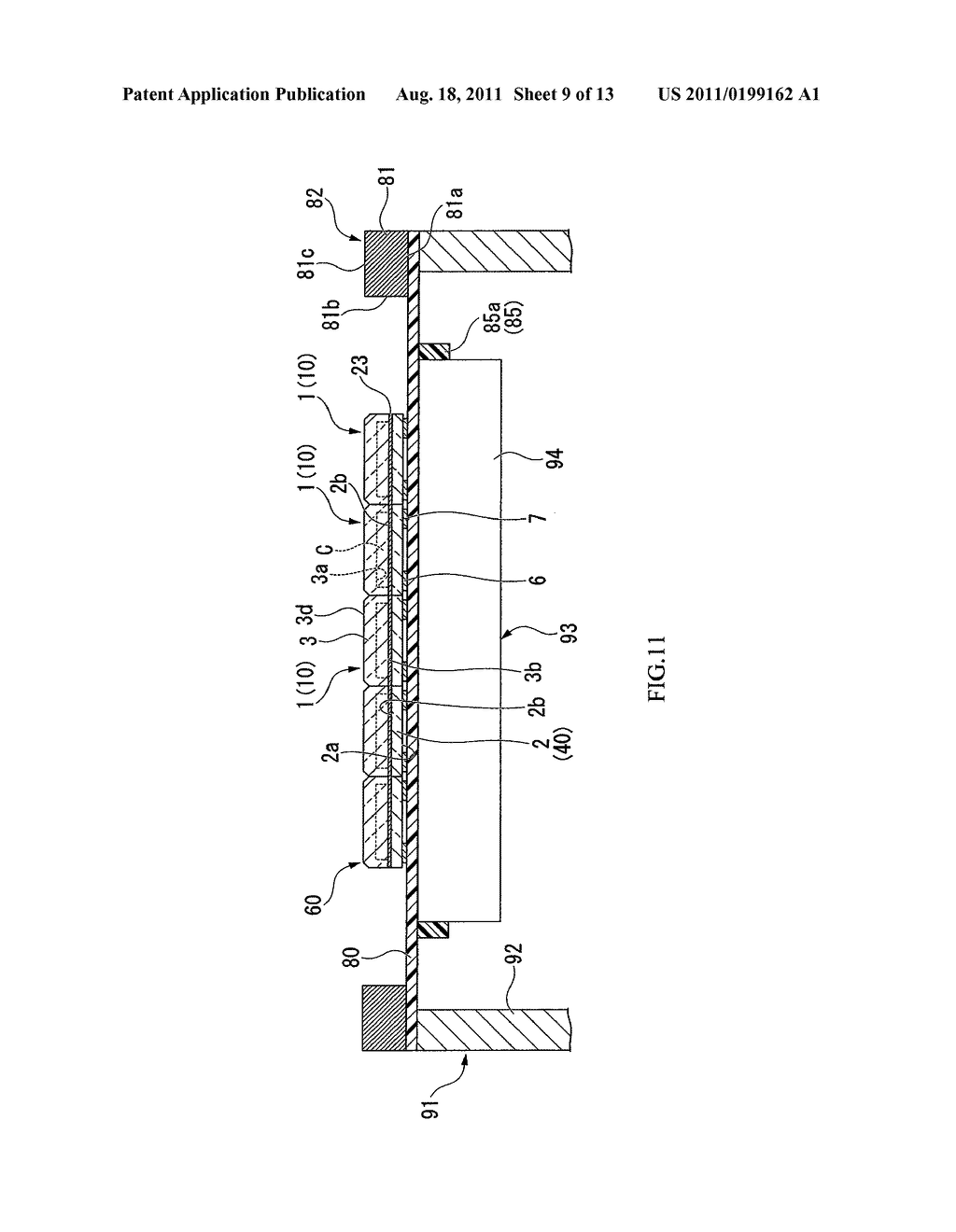 PACKAGE, METHOD OF MANUFACTURING THE SAME, PIEZOELECTRIC VIBRATOR,     OSCILLATOR, ELECTRONIC APPARATUS, AND RADIO-CONTROLLED TIMEPIECE - diagram, schematic, and image 10