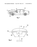 SENSOR DEVICE HAVING A VARIABLE AZIMUTHAL DETECTION RANGE FOR A MOTOR     VEHICLE diagram and image