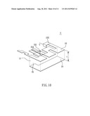 THREE-BAND ANTENNA DEVICE WITH RESONANCE GENERATION AND PORTABLE     ELECTRONIC DEVICE HAVING THE SAME diagram and image