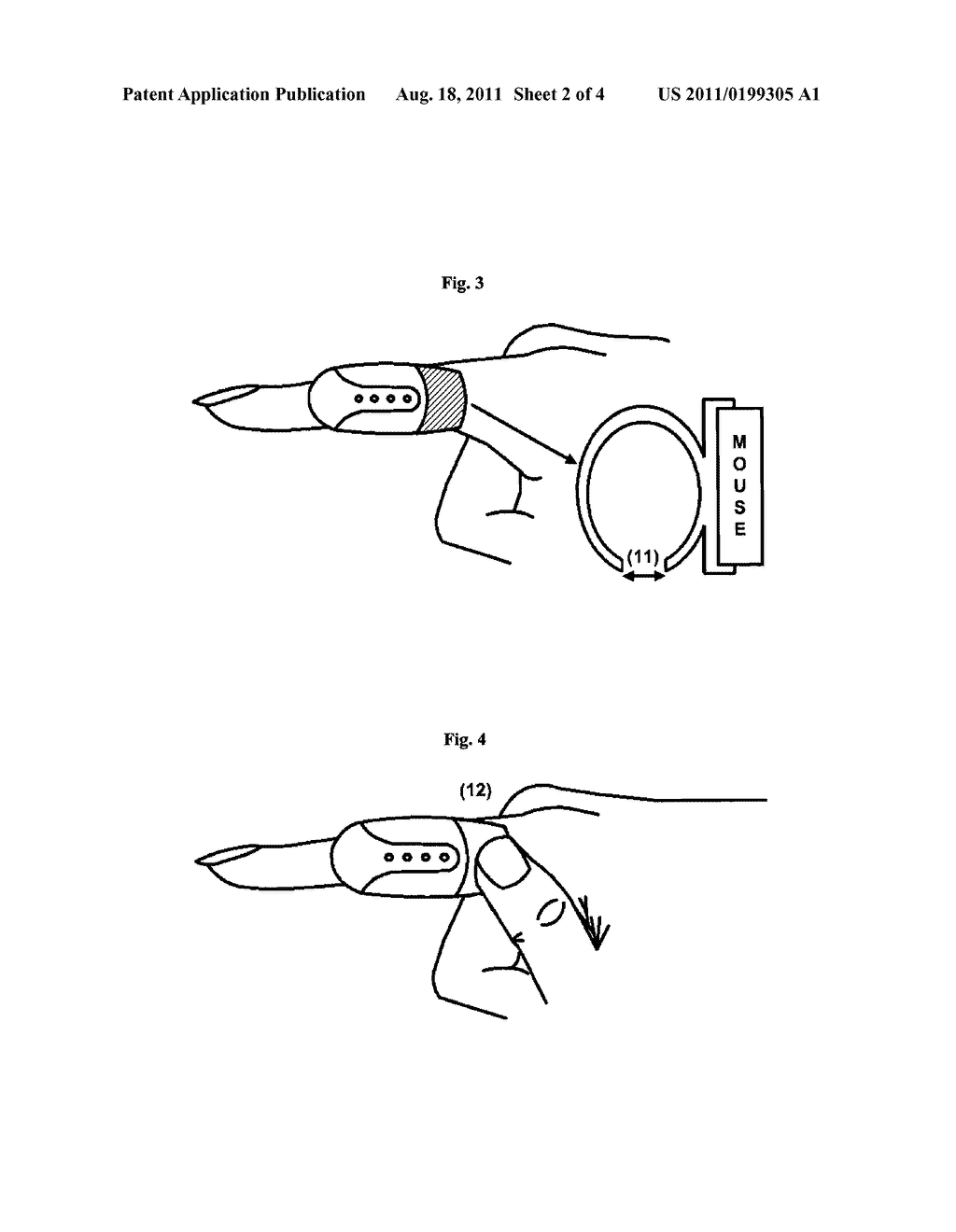 MOUSE CONTROLLED BY MOVEMENTS OF FINGERS IN THE AIR - diagram, schematic, and image 03