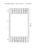 Keyboard and touchpad arrangement for electronic handheld devices diagram and image