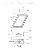 TOUCH PANEL DEVICE OPERATING AS IF IN THE EQUIVALENT MODE EVEN WHEN     DETECTED REGION IS SMALLER THAN DISPLAY REGION OF DISPLAY DEVICE diagram and image