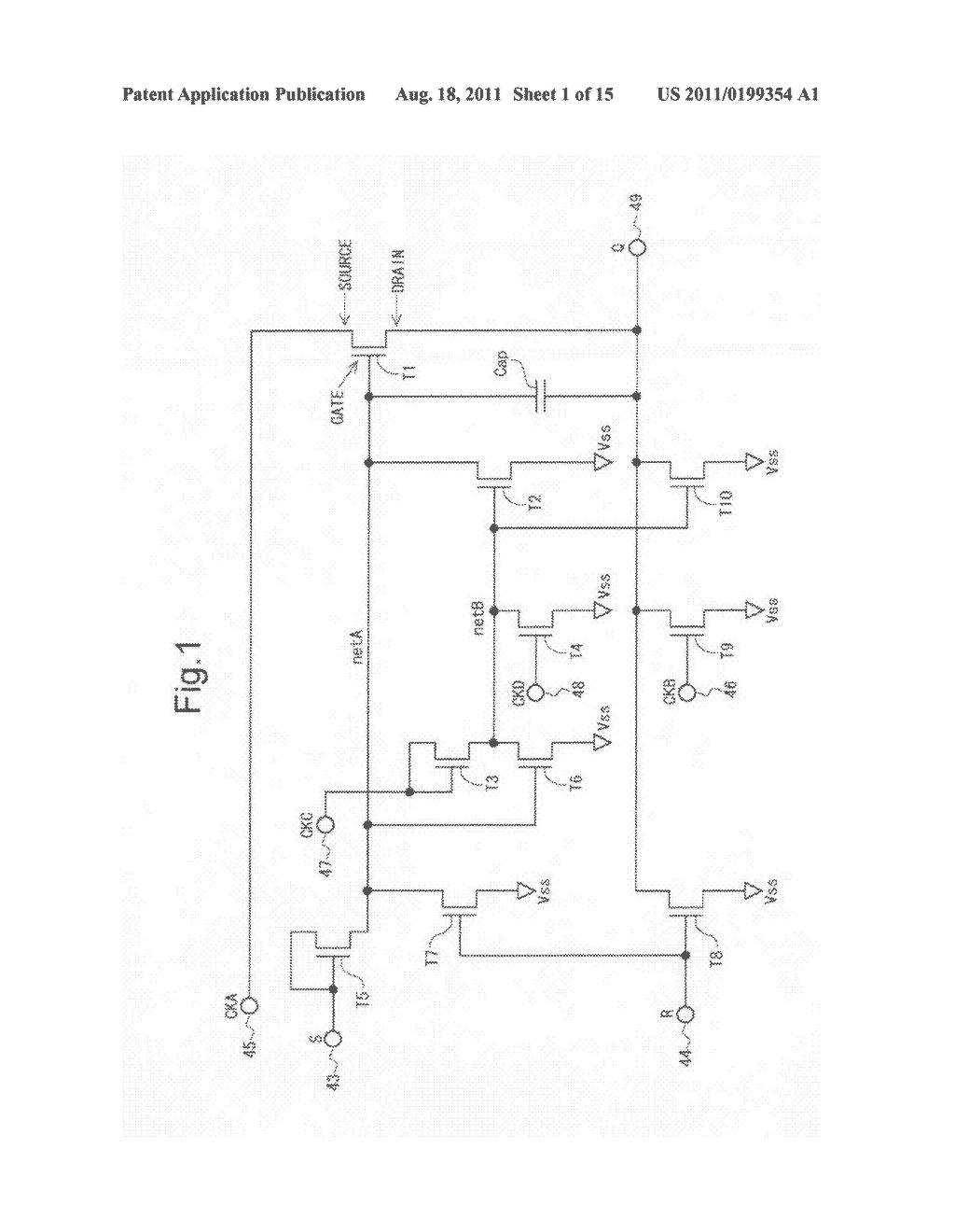 SCANNING SIGNAL LINE DRIVE CIRCUIT, SHIFT REGISTER, AND DRIVE METHOD OF     SHIFT REGISTER - diagram, schematic, and image 02