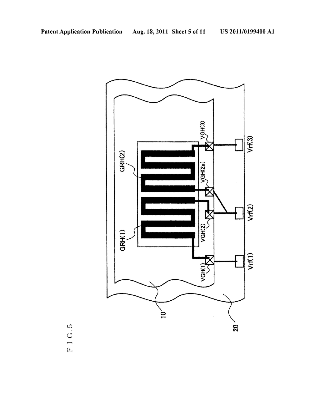 SEMICONDUCTOR INTEGRATED CIRCUIT FOR DRIVING DISPLAY PANEL, DISPLAY PANEL     DRIVING MODULE, AND DISPLAY DEVICE - diagram, schematic, and image 06