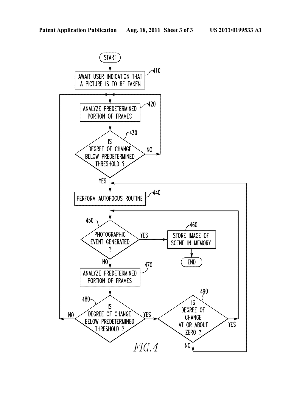 METHOD AND APPARATUS FOR REDUCING CONTINUOUS AUTOFOCUS POWER CONSUMPTION - diagram, schematic, and image 04