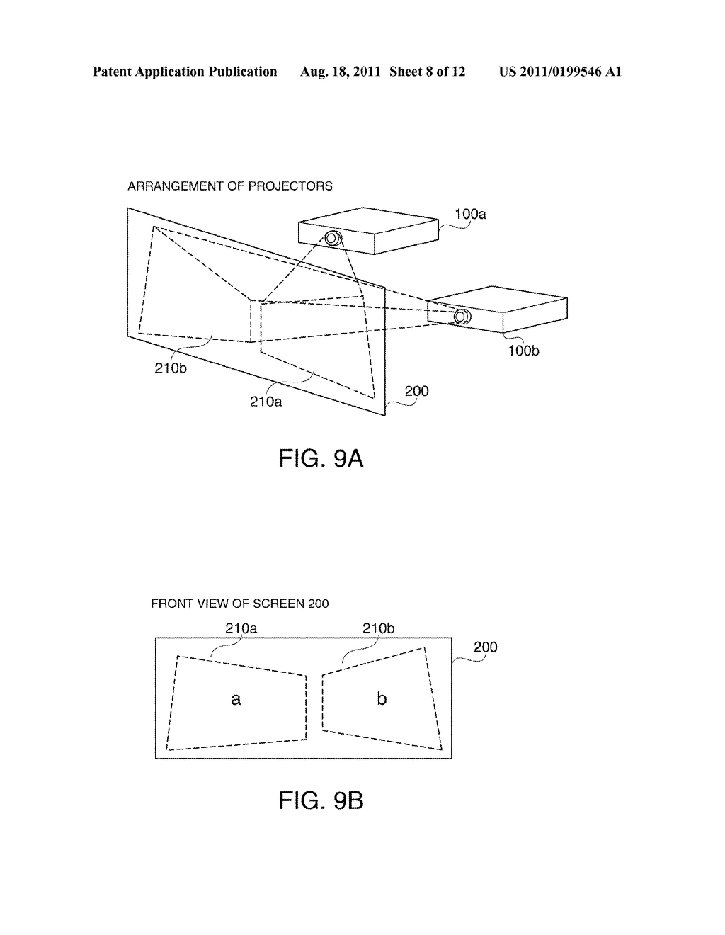 PROJECTOR, MULTI-SCREEN SYSTEM, PROJECTOR CONTROL METHOD, COMPUTER PROGRAM     PRODUCT, AND INFORMATION STORAGE MEDIUM - diagram, schematic, and image 09