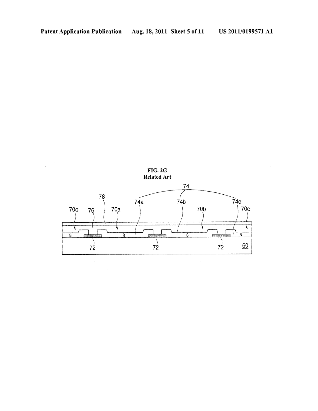 SUBSTRATE FOR LIQUID CRYSTAL DISPLAY DEVICE AND METHOD OF FABRICATING THE     SAME - diagram, schematic, and image 06