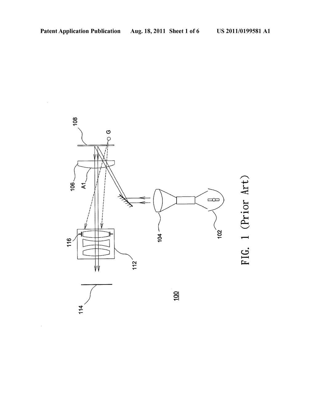OPTICAL  PROJECTION SYSTEM AND METHOD FOR REDUCING UNESSENTIAL BEAMS     FORMED THEREIN - diagram, schematic, and image 02