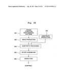 Exposure apparatus and method for producing device diagram and image