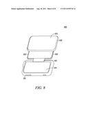 Electronic Device Housing with Pivoting and Sliding Portions diagram and image