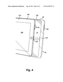 TABLET COMPUTER CASE AND ASSOCIATED METHODS diagram and image