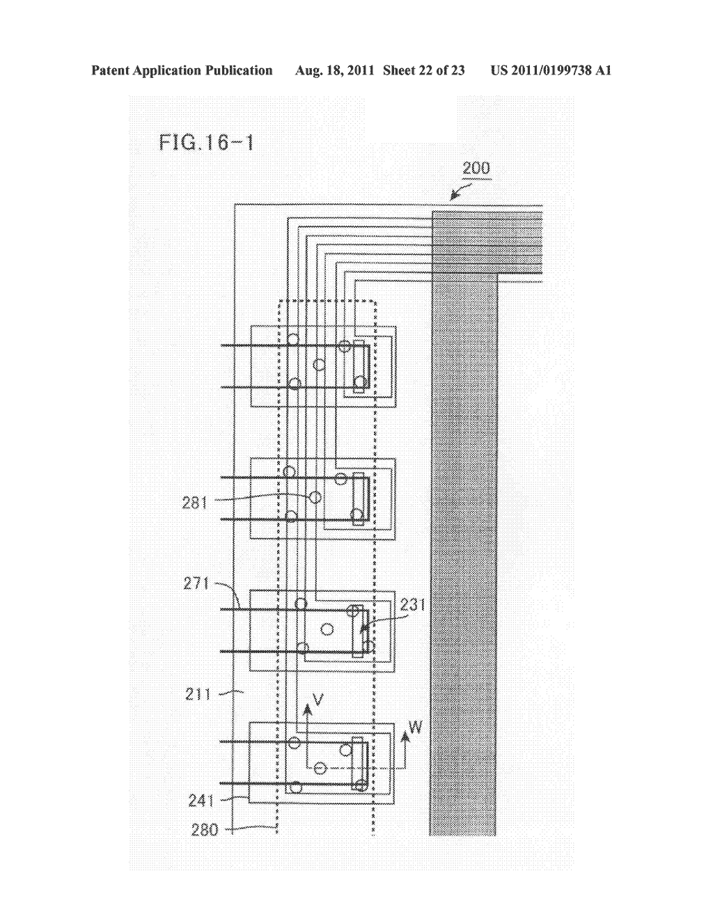 SUBSTRATE FOR DISPLAY DEVICE AND DISPLAY DEVICE - diagram, schematic, and image 23