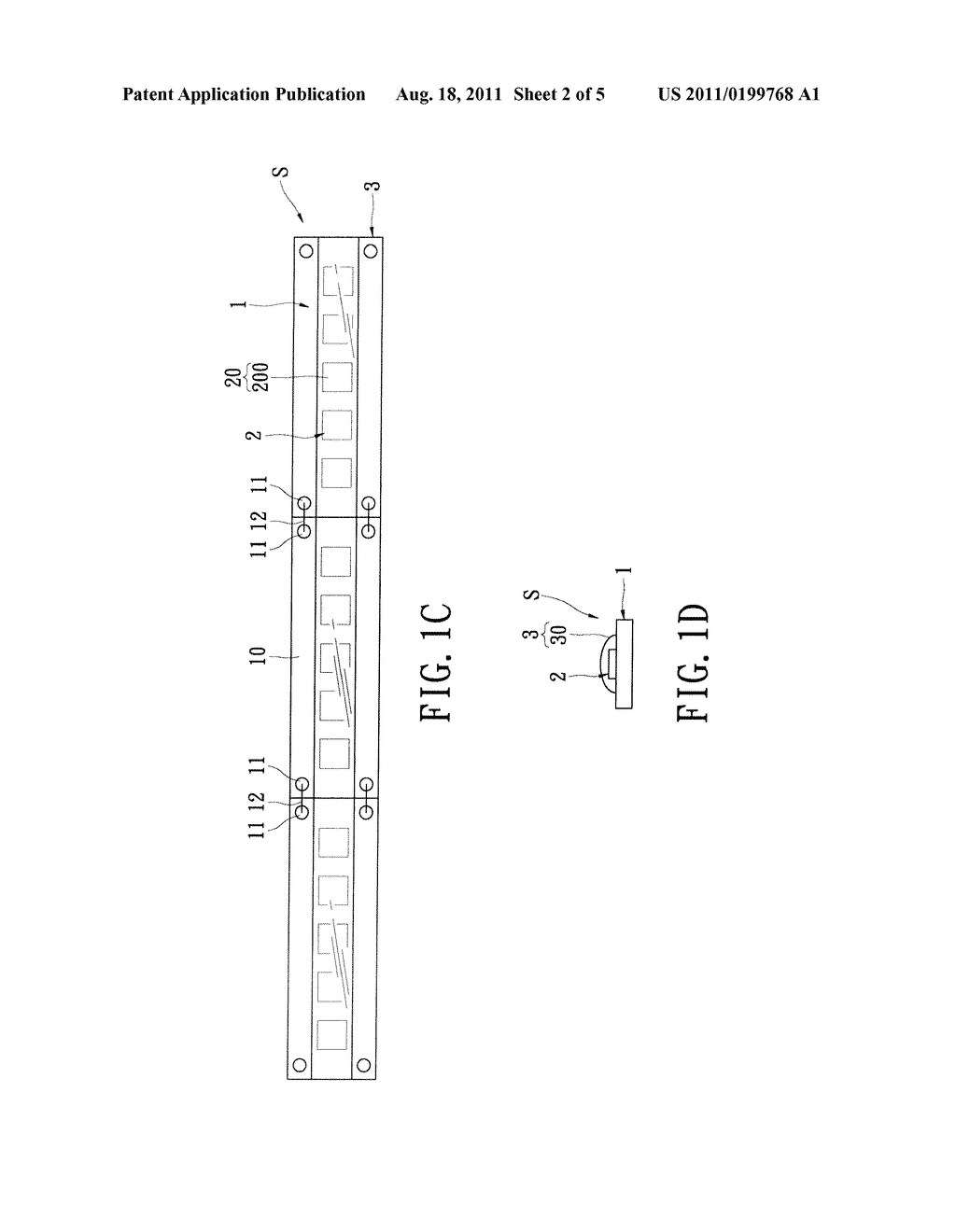 ASSEMBLED LED LAMP STRIP STRUCTURE AND LED LAMP HAVING THE SAME FOR     CONTINUOUS LIGHTING - diagram, schematic, and image 03