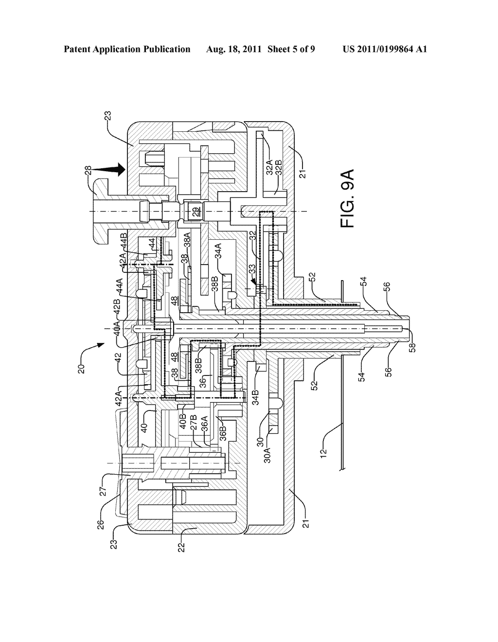 DAY AND TIME CHRONOMETER MOVEMENT - diagram, schematic, and image 06