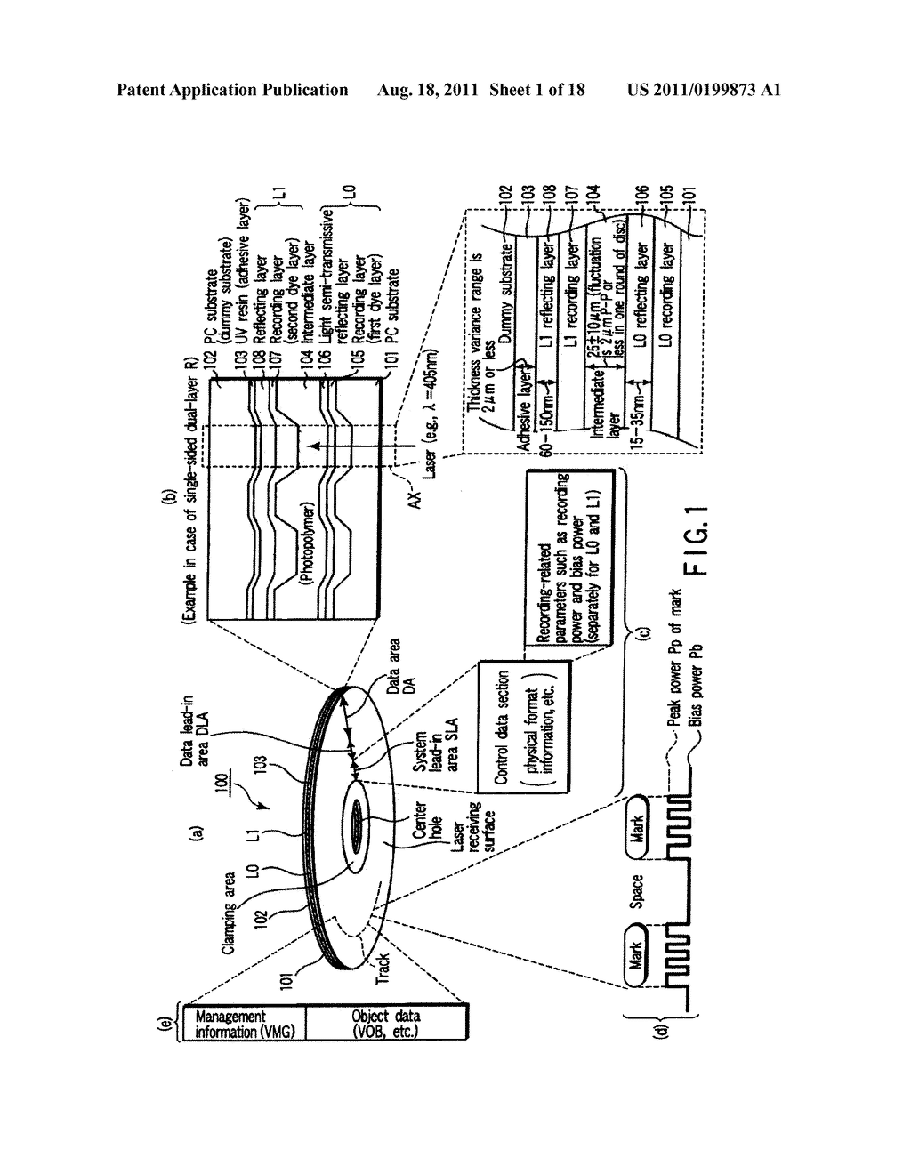 OPTICAL RECORDING MEDIUM, INFORMATION RECORDING METHOD, AND INFORMATION     REPRODUCING METHOD - diagram, schematic, and image 02