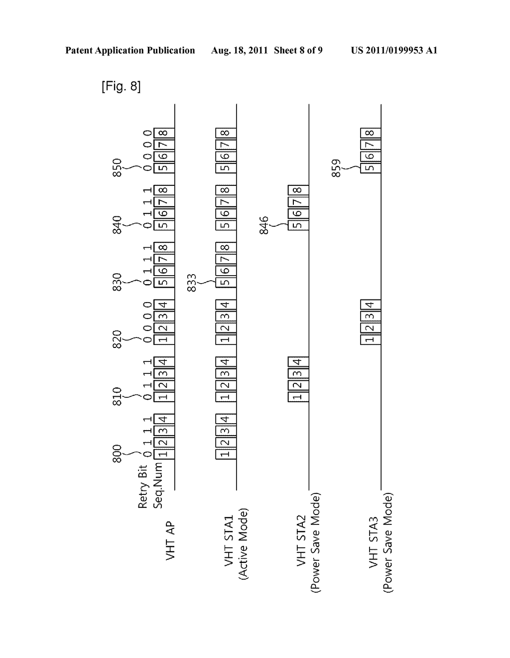 METHOD FOR MULTICAST FRAME TRANSMISSION AND DUPLICATED MULTICAST FRAME     DETECTION - diagram, schematic, and image 09