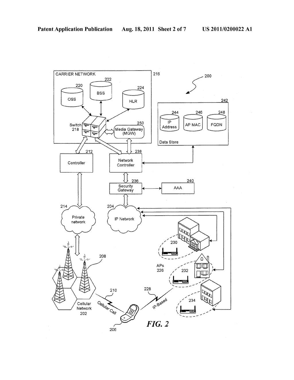 SYSTEM AND METHOD FOR UTILIZING IP-BASED WIRELESS TELECOMMUNICATIONS     CLIENT LOCATION DATA - diagram, schematic, and image 03