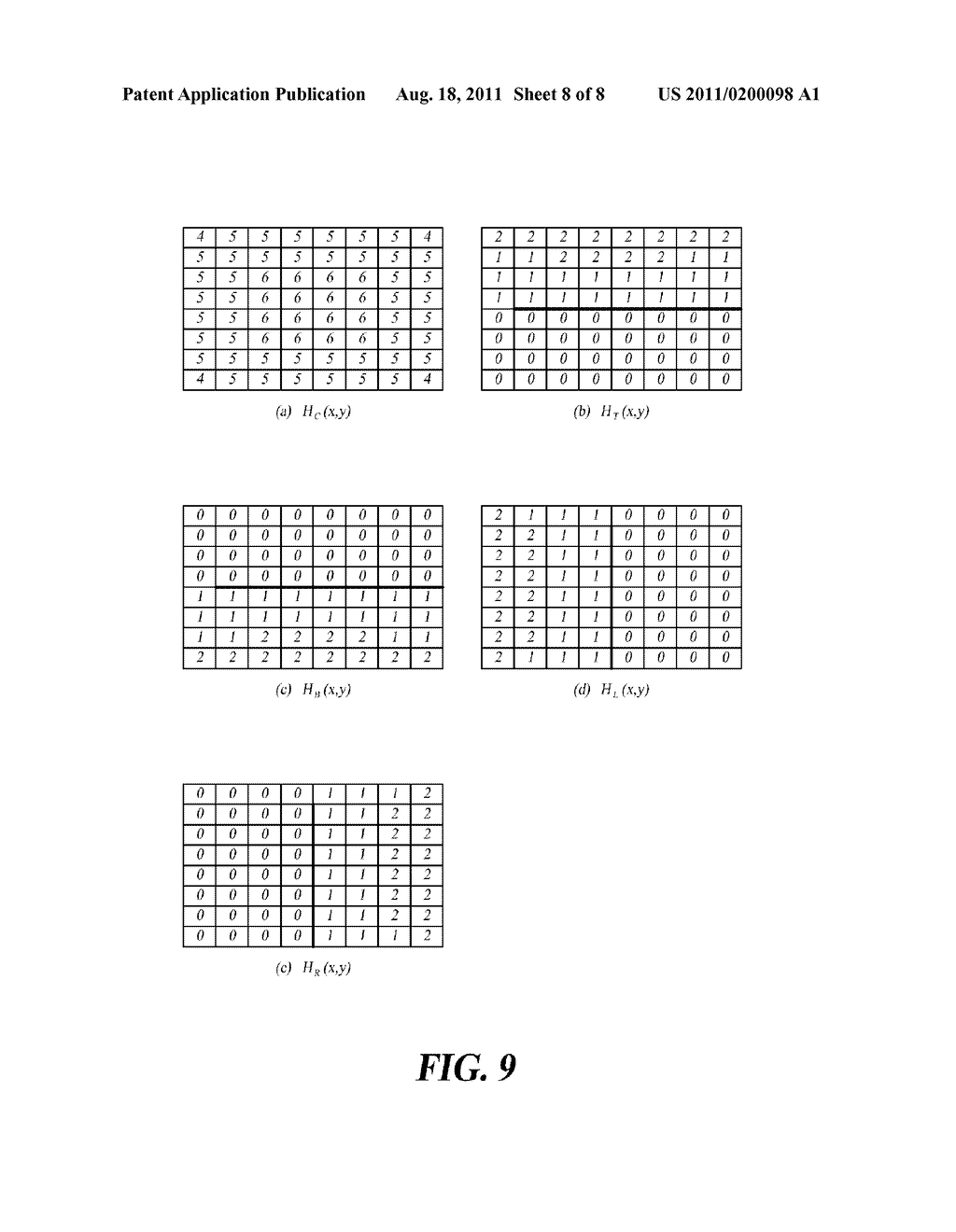 VIDEO ENCODING/DECODING APPARATUS AND ADAPTIVE OVERLAPPED BLOCK MOTION     COMPENSATION METHOD AND APPARATUS EMPLOYING ADAPTIVE WEIGHTS THEREFOR - diagram, schematic, and image 09