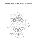 CIRCUMFERENTIAL GUIDE FOR ROLLING BODIES, AND LINEAR GUIDE UNIT EQUIPPED     THEREWITH diagram and image