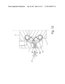 CIRCUMFERENTIAL GUIDE FOR ROLLING BODIES, AND LINEAR GUIDE UNIT EQUIPPED     THEREWITH diagram and image