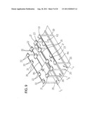 SHUTTLE-TYPE CONVEYING DEVICE, MICROPLATE FEEDING AND COLLECTING DEVICE,     PICKUP DEVICE FOR MICROPLATE, CASSETTE FOR MICROPLATE, AND SHELF FOR     CONTAINING MICROPLATE diagram and image