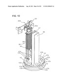 SHUTTLE-TYPE CONVEYING DEVICE, MICROPLATE FEEDING AND COLLECTING DEVICE,     PICKUP DEVICE FOR MICROPLATE, CASSETTE FOR MICROPLATE, AND SHELF FOR     CONTAINING MICROPLATE diagram and image