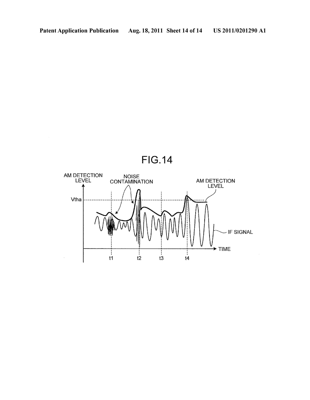 BROADCAST RECEIVING APPARATUS AND METHOD OF DETERMINING PRESENCE OF NOISE     PERFORMED BY BROADCAST RECEIVING APPARATUS - diagram, schematic, and image 15