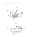 Golf club head with improved mass distribution diagram and image