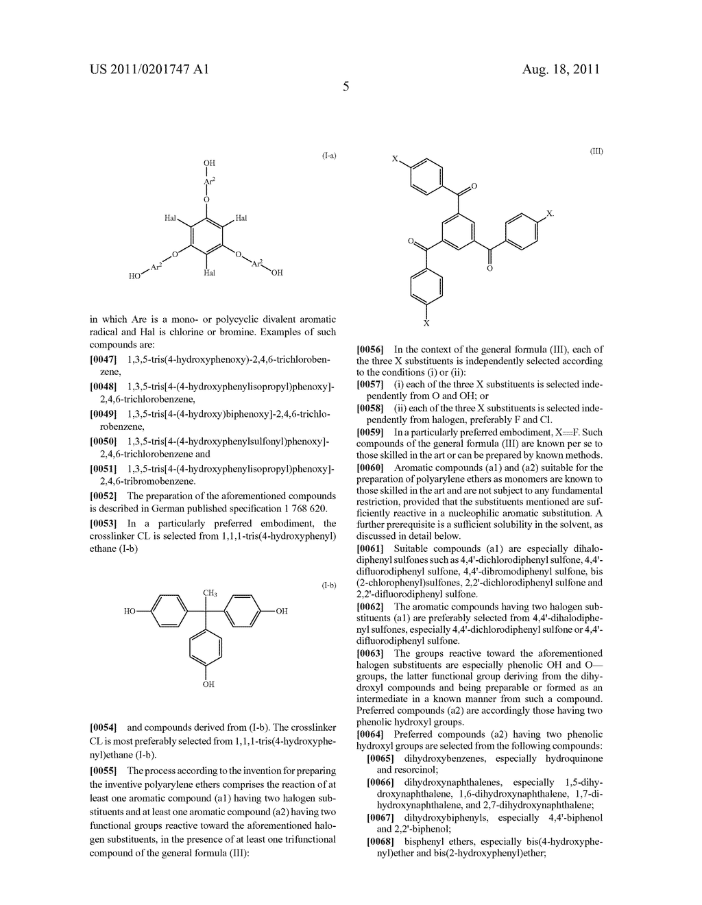 BRANCHED POLYARYLENE ETHERS AND THERMOPLASTIC MOLDING COMPOUNDS CONTAINING     SAID ETHERS - diagram, schematic, and image 06