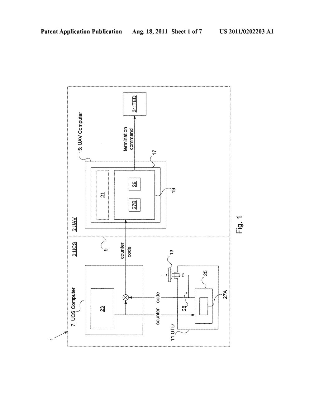 SAFE TERMINATION OF UAV - diagram, schematic, and image 02