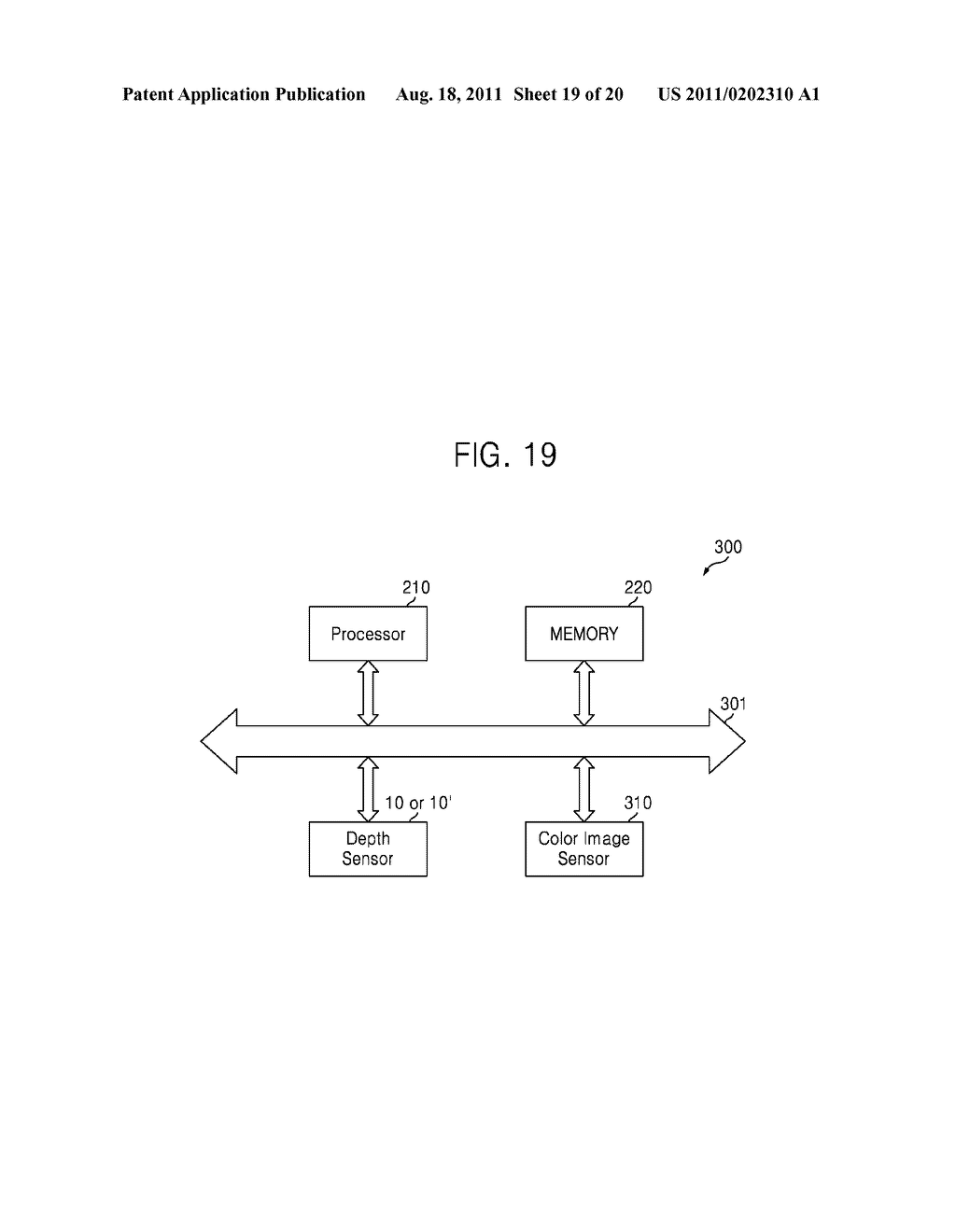 DEPTH SENSOR, DEPTH ESTIMATION METHOD USING THE SAME, AND DEPTH ESTIMATION     DEVICE INCLUDING THE SAME - diagram, schematic, and image 20