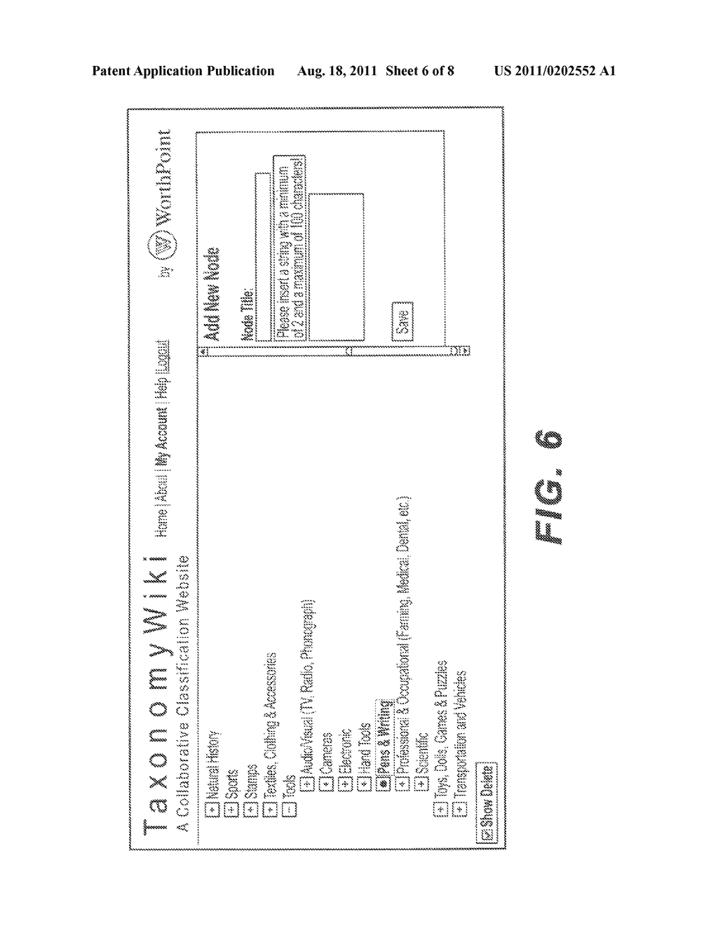 Systems and Methods for Maintaining and Interactively Constructing a     Taxonomy. - diagram, schematic, and image 07