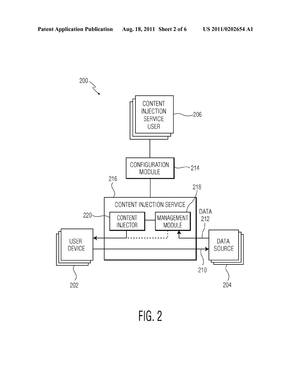 CONFIGURABLE CONTENT INJECTION SERVICE SYSTEM - diagram, schematic, and image 03