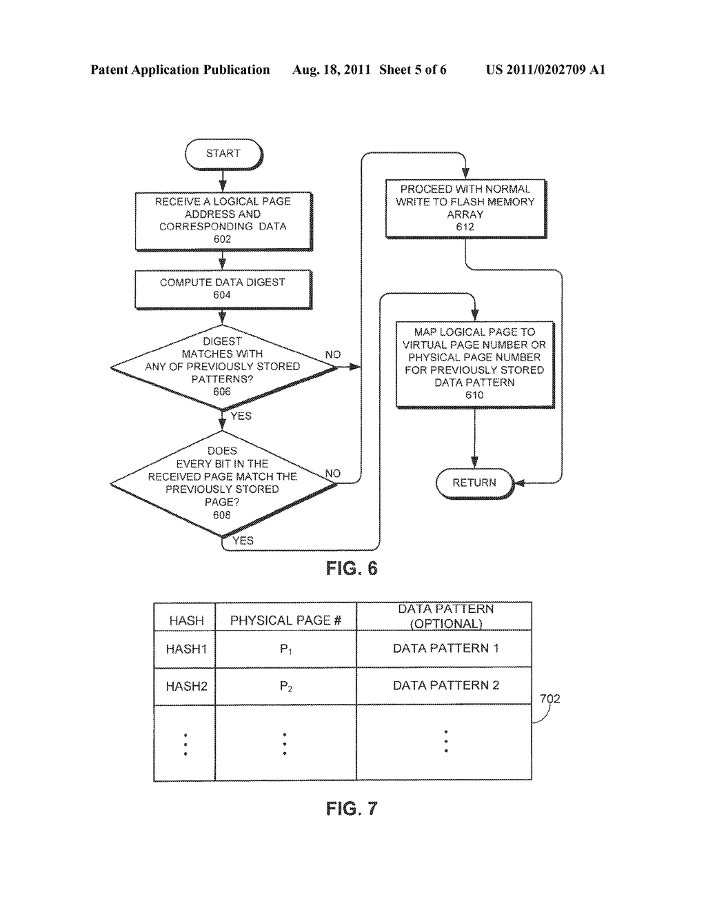 OPTIMIZING STORAGE OF COMMON PATTERNS IN FLASH MEMORY - diagram, schematic, and image 06