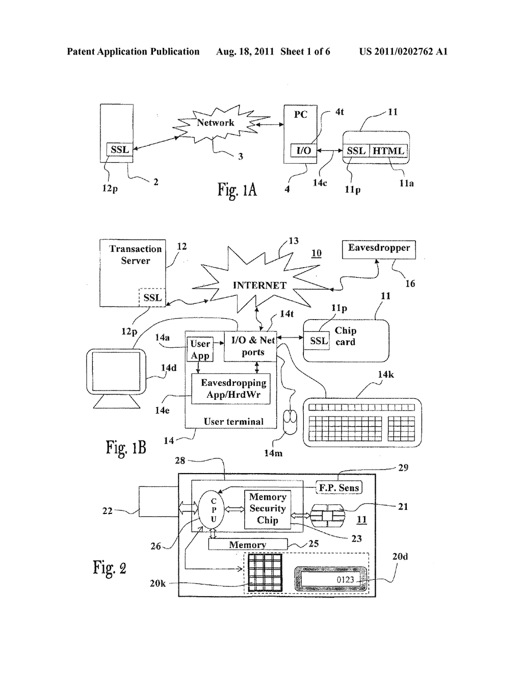 METHOD AND APPARATUS FOR CARRYING OUT SECURE ELECTRONIC COMMUNICATION - diagram, schematic, and image 02