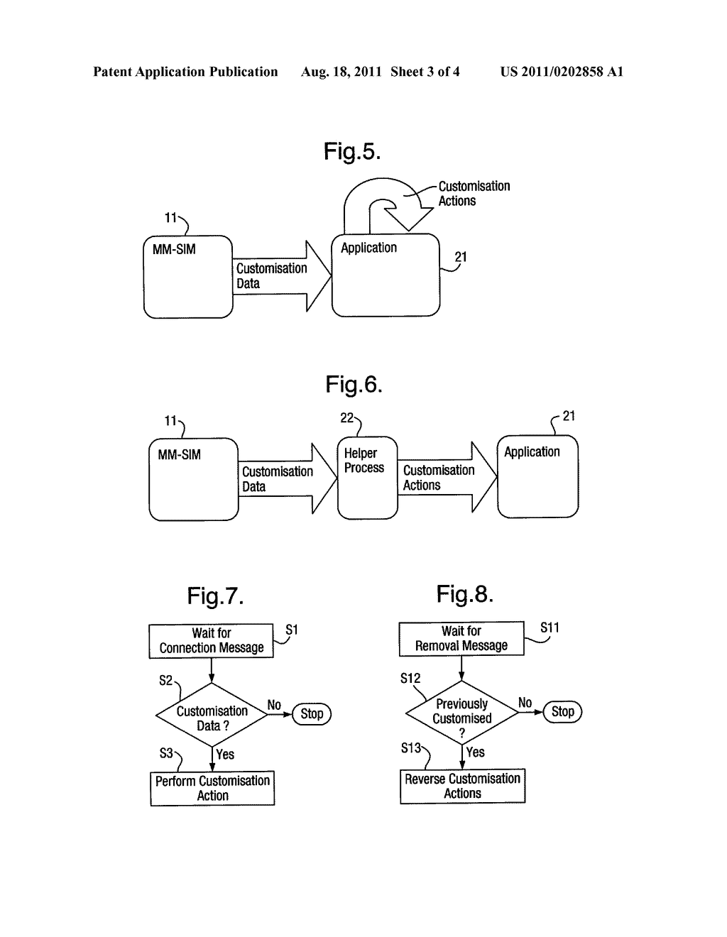 CUSTOMISATION OF ACTIONS SELECTABLE BY A USER INTERFACE - diagram, schematic, and image 04