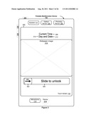 Deletion Gestures on a Portable Multifunction Device diagram and image