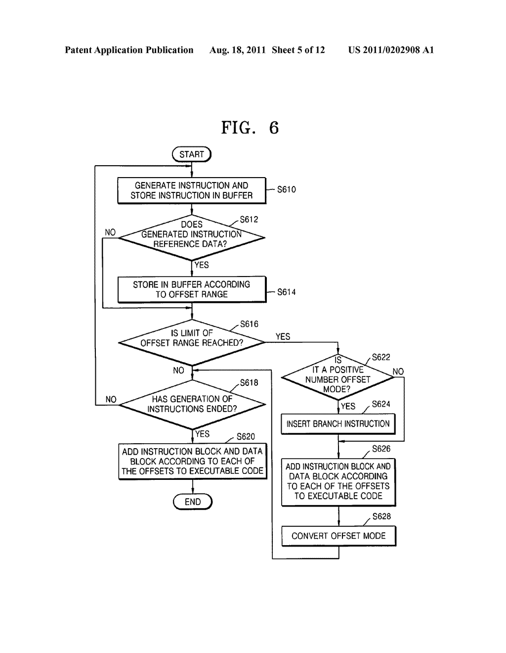 METHOD AND APPARATUS FOR DYNAMICALLY GENERATING MACHINE CODE - diagram, schematic, and image 06