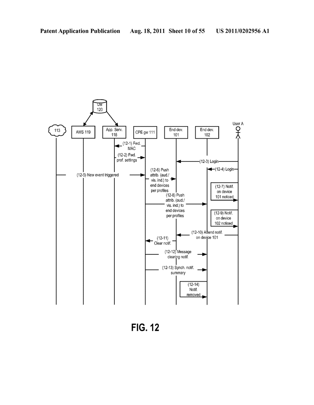 DISPOSITION OF VIDEO ALERTS AND INTEGRATION OF A MOBILE DEVICE INTO A     LOCAL SERVICE DOMAIN - diagram, schematic, and image 11