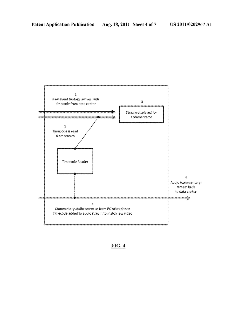 Apparatus and Method to Broadcast Layered Audio and Video Over Live     Streaming Activities - diagram, schematic, and image 05