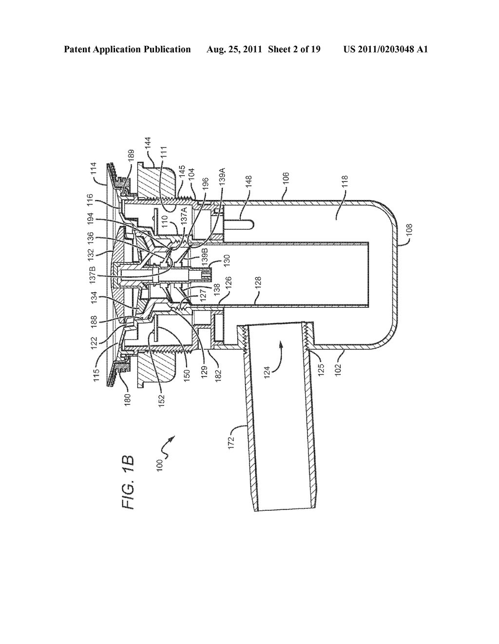 Drain Cartridge Having Removable Valved System - diagram, schematic, and image 03