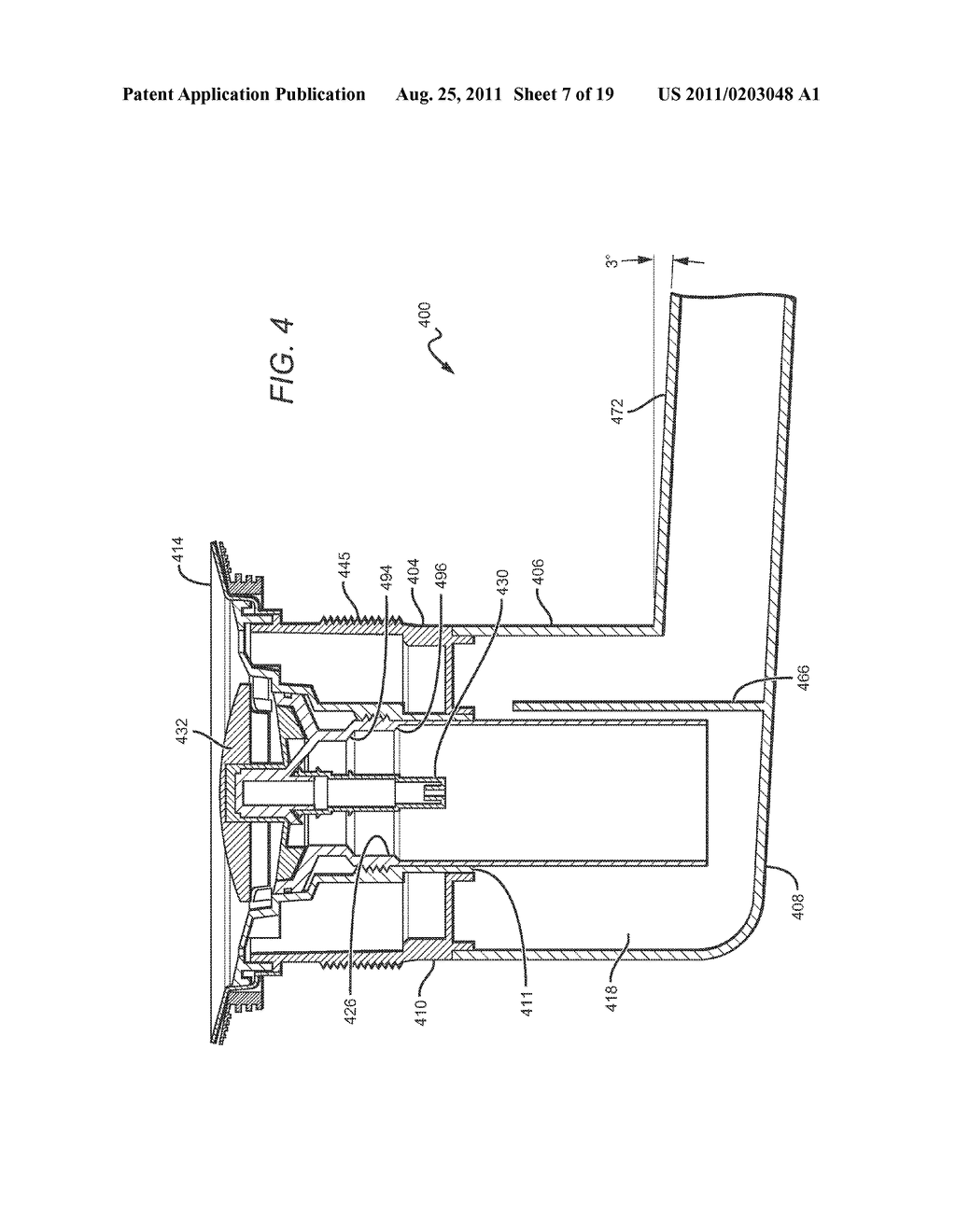 Drain Cartridge Having Removable Valved System - diagram, schematic, and image 08