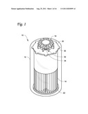 FLUID FILTER WITH AN ATTACHMENT STRUCTURE ON AN ENDPLATE OF THE FILTERING     ELEMENT diagram and image