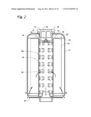 FLUID FILTER WITH AN ATTACHMENT STRUCTURE ON AN ENDPLATE OF THE FILTERING     ELEMENT diagram and image